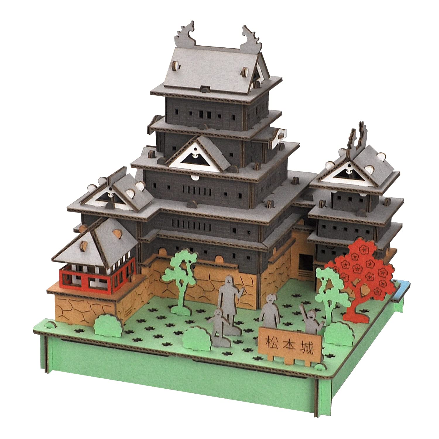 Amazon | ハコモ hacomo PUSU PUSU 松本城 6557 | 立体パズル | おもちゃ